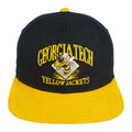 The Game Georgia Tech Yellow Jackets black-and-yellow snapback hat front view