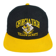 The Game Georgia Tech Yellow Jackets black-and-yellow snapback hat front view