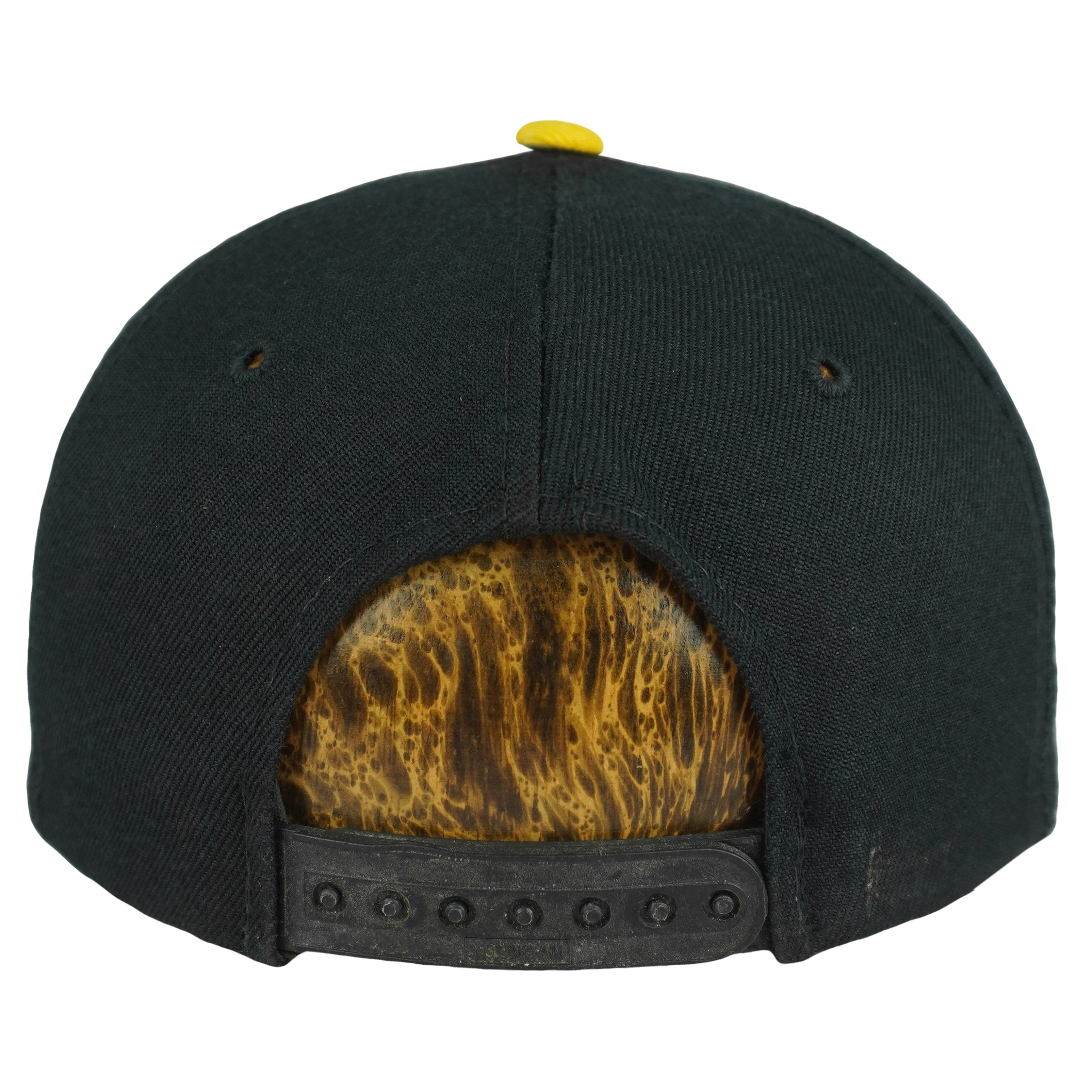 Georgia Tech Yellow Jackets snapback hat rear closure view