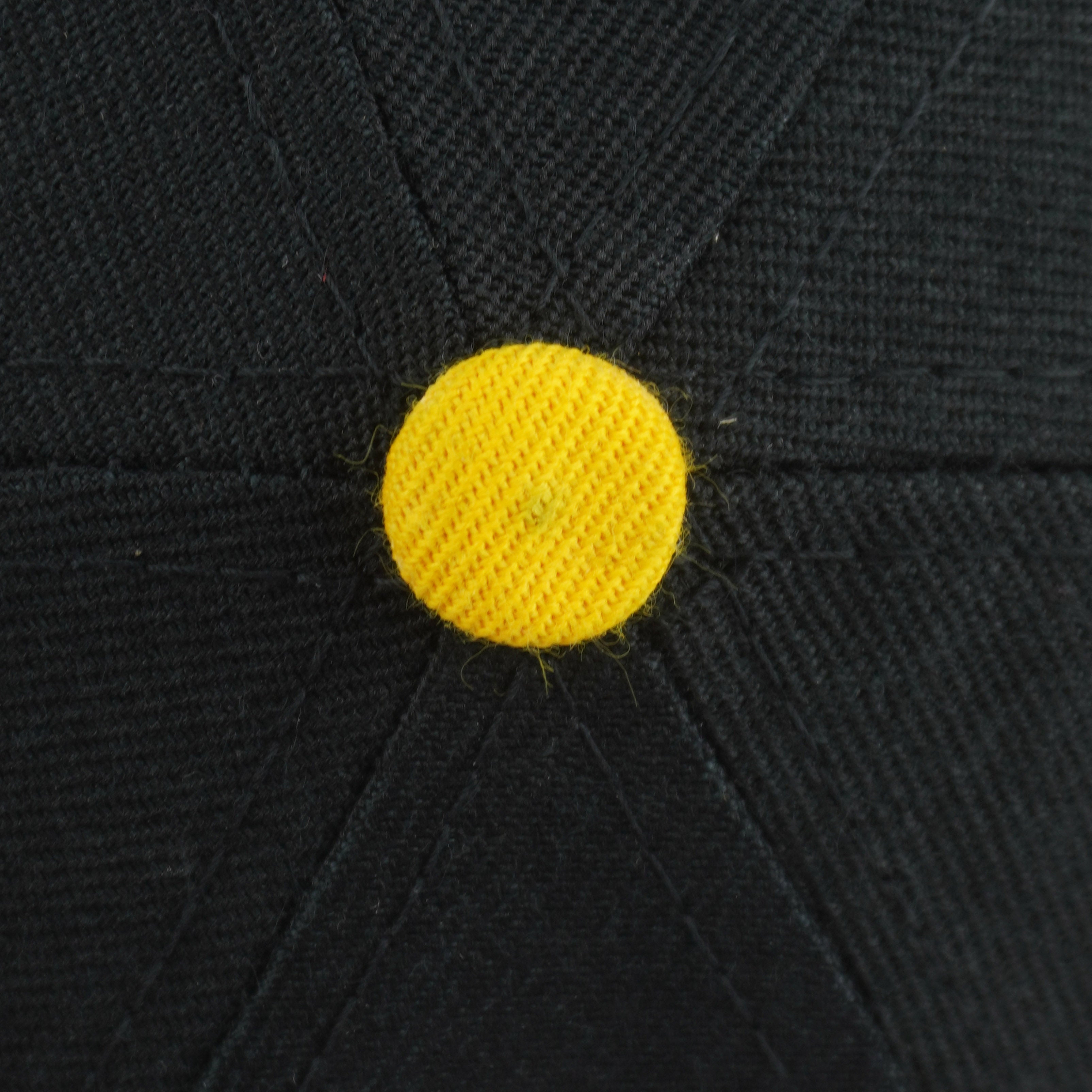 Georgia Tech Yellow Jackets hat yellow top-button detail