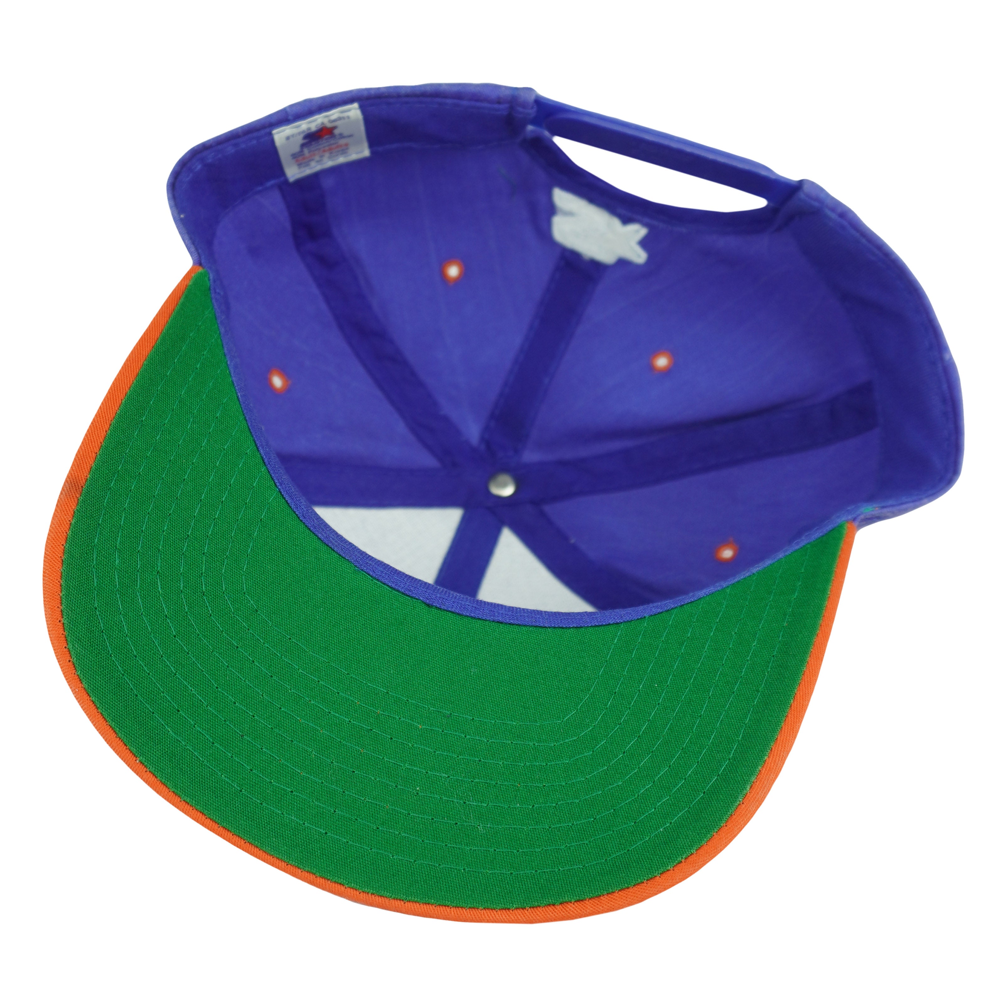 Starter Florida Gators hat green underbrim and interior view