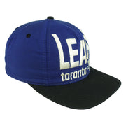 NHL (Competitor) - Toronto Maple Leafs Big Spell-Out Snapback Hat 1990s OSFA Vintage Retro Hockey
