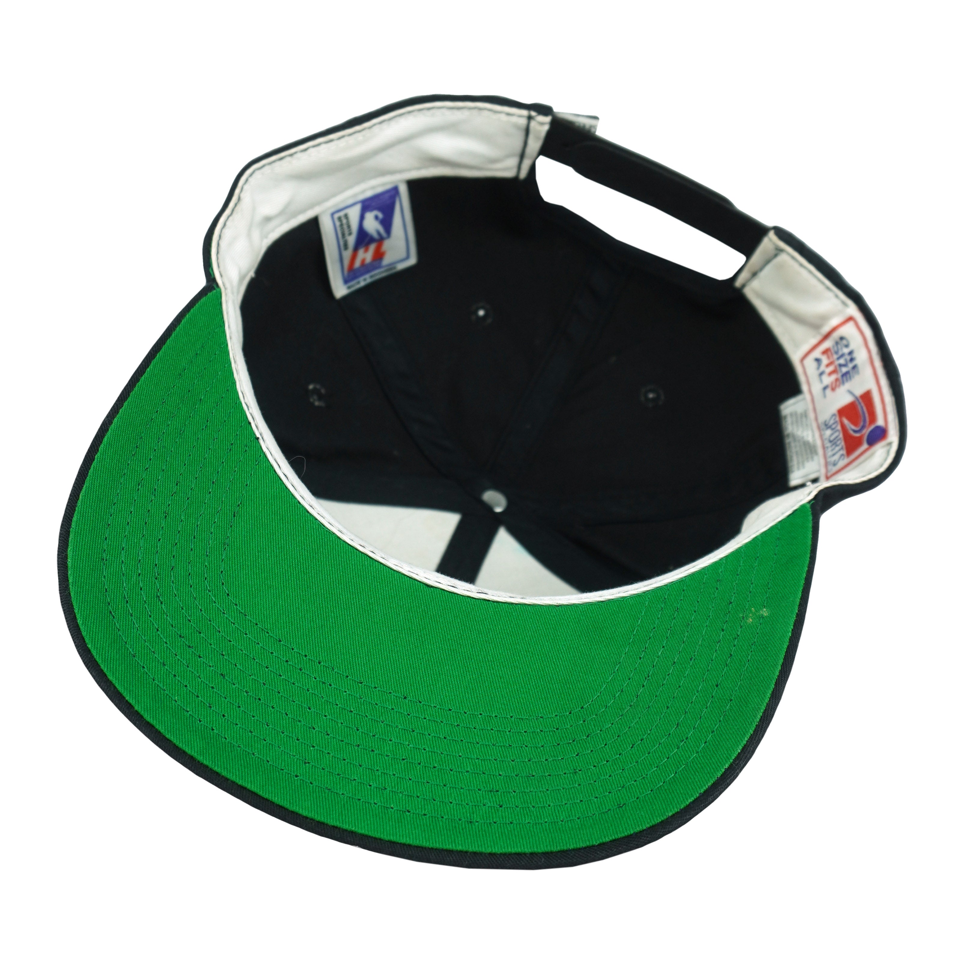 IHL - Manitoba Moose Big Logo Snapback Hat 1990s OSFA Vintage Retro Hockey