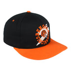 Angled view of the Bengals crown and orange brim