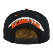 Rear Bengals embroidery above the black snap closure