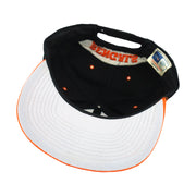 Interior black crown and white underside of the Bengals brim