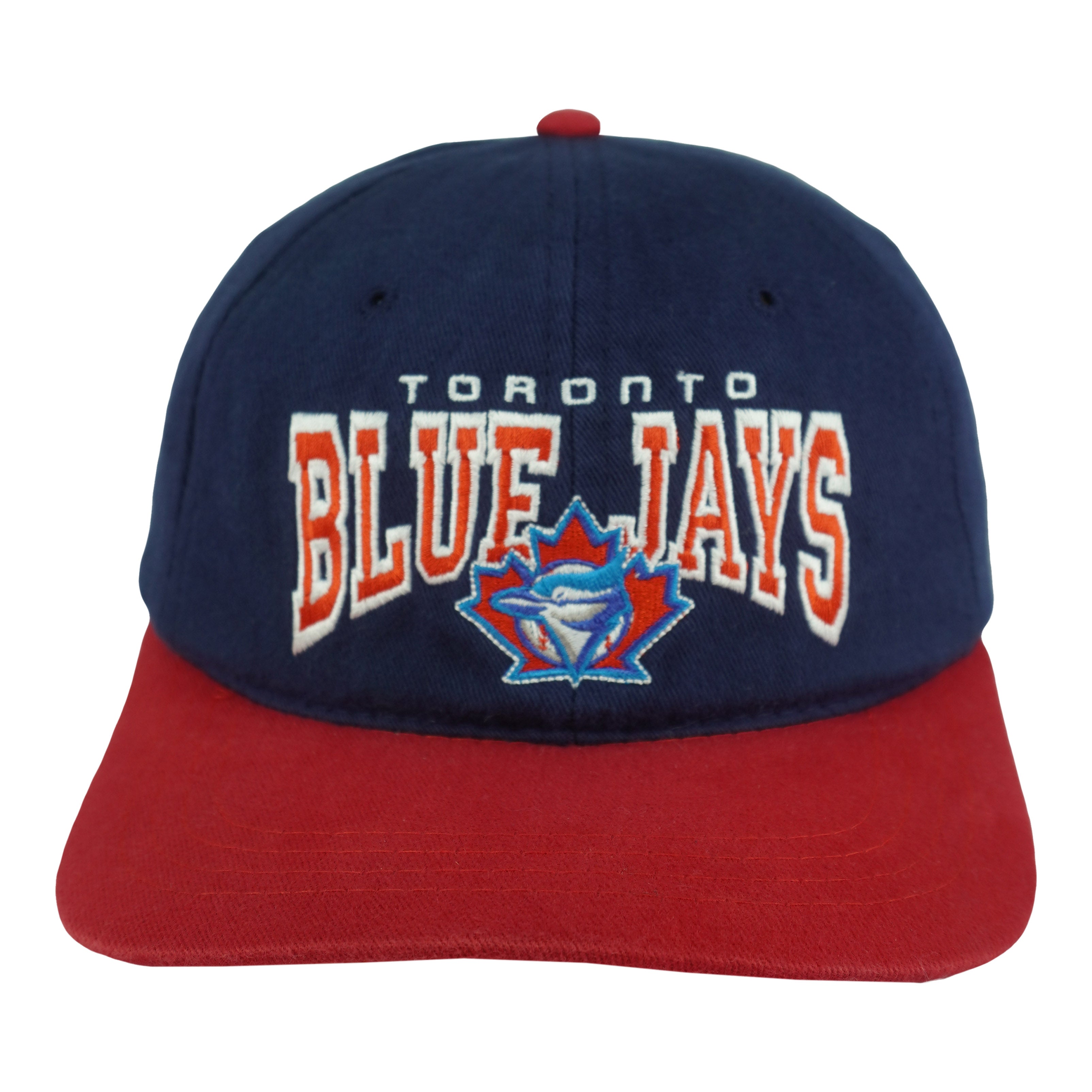 MLB (The Home Game) - Toronto Blue Jays Strapback Hat 1990s OSFA Vintage Retro Baseball