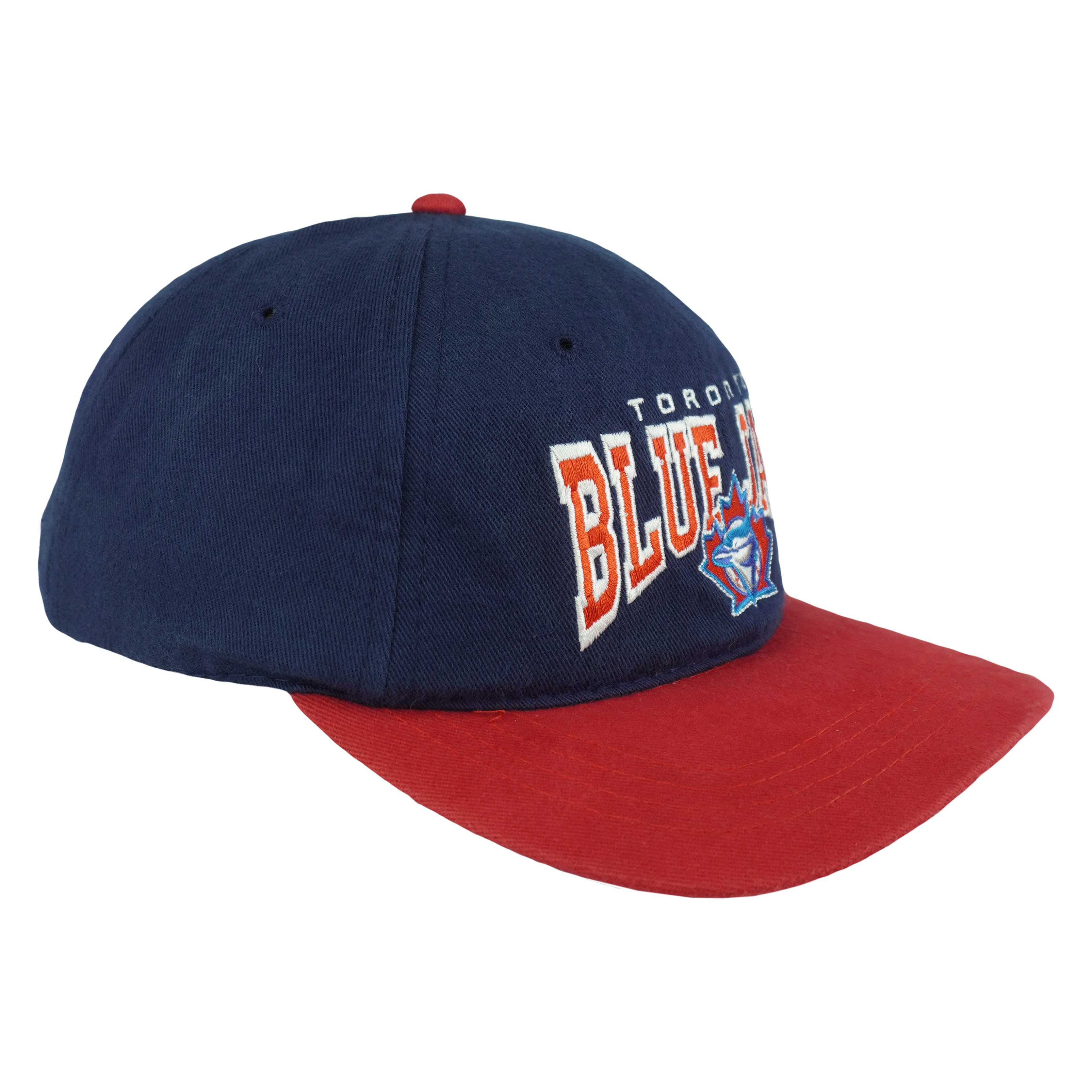 MLB (The Home Game) - Toronto Blue Jays Strapback Hat 1990s OSFA Vintage Retro Baseball