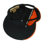 Interior black crown and underside of the Orioles hat