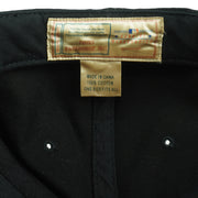 Twins Enterprise and one size fits all labels inside the hat