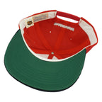 NHL (The Classic) - Chicago Blackhawks Corduroy Snapback Hat 1990s OSFA Vintage Retro Hockey