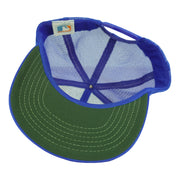 Interior mesh and green brim underside of the Mets hat