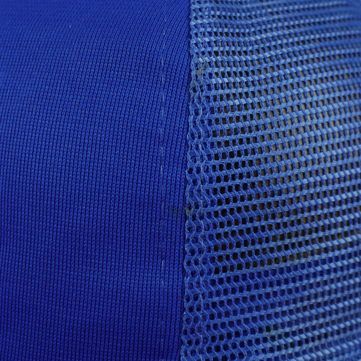 Minor mark beside the side seam of the blue Mets hat