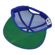 Interior of the Mets hat with green brim underside