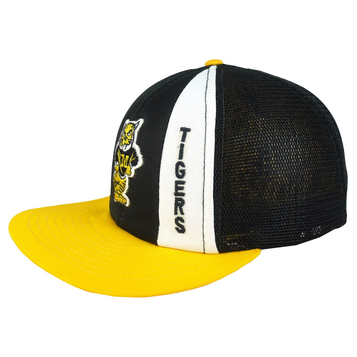 NCAA - Missouri Tigers Big Logo Trucker Hat 1990s OSFA Vintage Retro