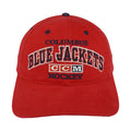 NHL (CCM) - Columbus Blue Jackets Strapback Hat 1990s OSFA Vintage Retro Hockey