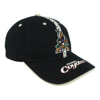 NHL - Phoenix Coyotes Embroidered Strapback Hat 1990s OSFA Vintage Retro Hockey