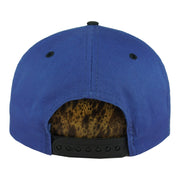 Rear snap-closure view of the blue, black, and white Washington Capitals eagle-logo snapback cap