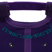Close view of the purple plastic snap closure inside the Hard Rock New Orleans cap