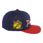 Front-right side-graphic angle of the blue, red, and green Florida Panthers Sports Specialties snapback cap