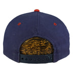 Rear dark snap-closure view of the blue, red, and green Florida Panthers Sports Specialties snapback cap