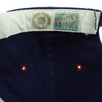 NHL and The Twill label detail of the blue, red, and green Florida Panthers Sports Specialties snapback cap