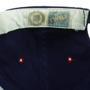 NHL and The Twill label detail of the blue, red, and green Florida Panthers Sports Specialties snapback cap