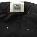 Competitor manufacturer label inside the black Baltimore Orioles snapback