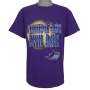 Front view of the purple MLB Tampa Bay Devil Rays 2000 t-shirt by True Fan