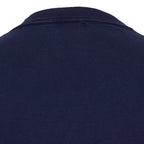 Small hole below the back neckline of the navy Houston Astros T-shirt