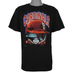 Front view of the black MLB St. Louis Cardinals 1993 Central Division t-shirt