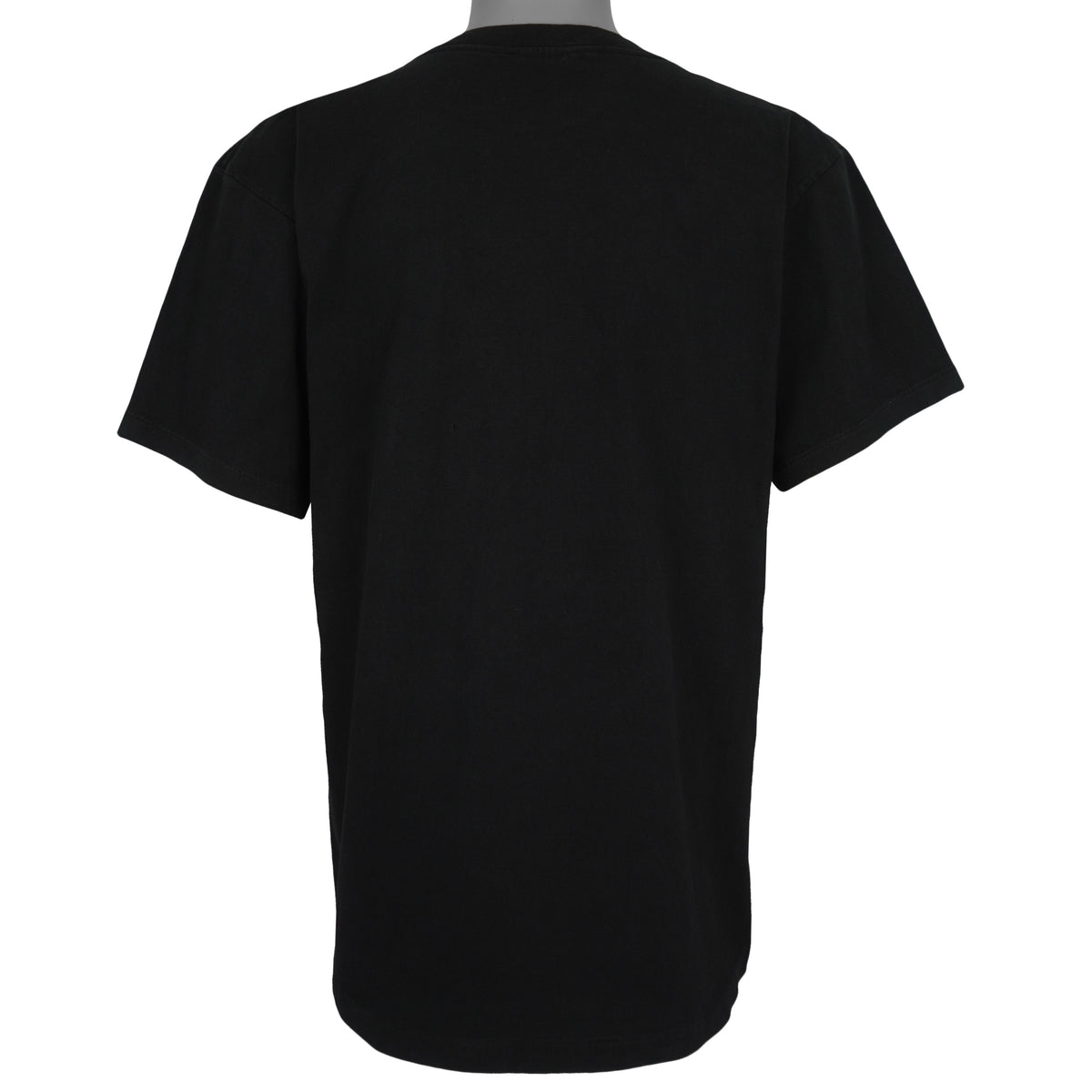 Back view of the black St. Louis Cardinals 1993 Central Division t-shirt showing plain back