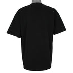 Back view of the black New York Yankees vs Mets Subway Series t-shirt showing plain back