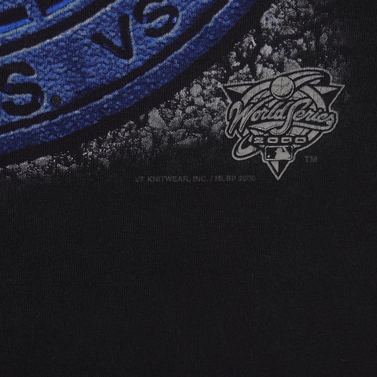 World Series 2000 emblem and print copyright beneath the round Subway Series graphic