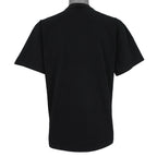 Back view of the black Carolina Panthers 1993 Player Collage t-shirt showing plain back