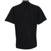 Back view of the black Carolina Panthers 1993 Player Collage t-shirt showing plain back