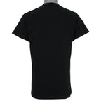 Back view of the black Los Angeles Dodgers Logo t-shirt showing plain back