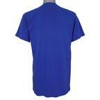 Back view of the royal blue Los Angeles Dodgers Geometric Logo t-shirt showing plain back