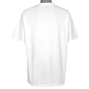 Full back view of the white 2000 Subway Series World Series T-shirt