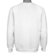 Full back view of the white Montreal Canadiens 1988 logo sweatshirt