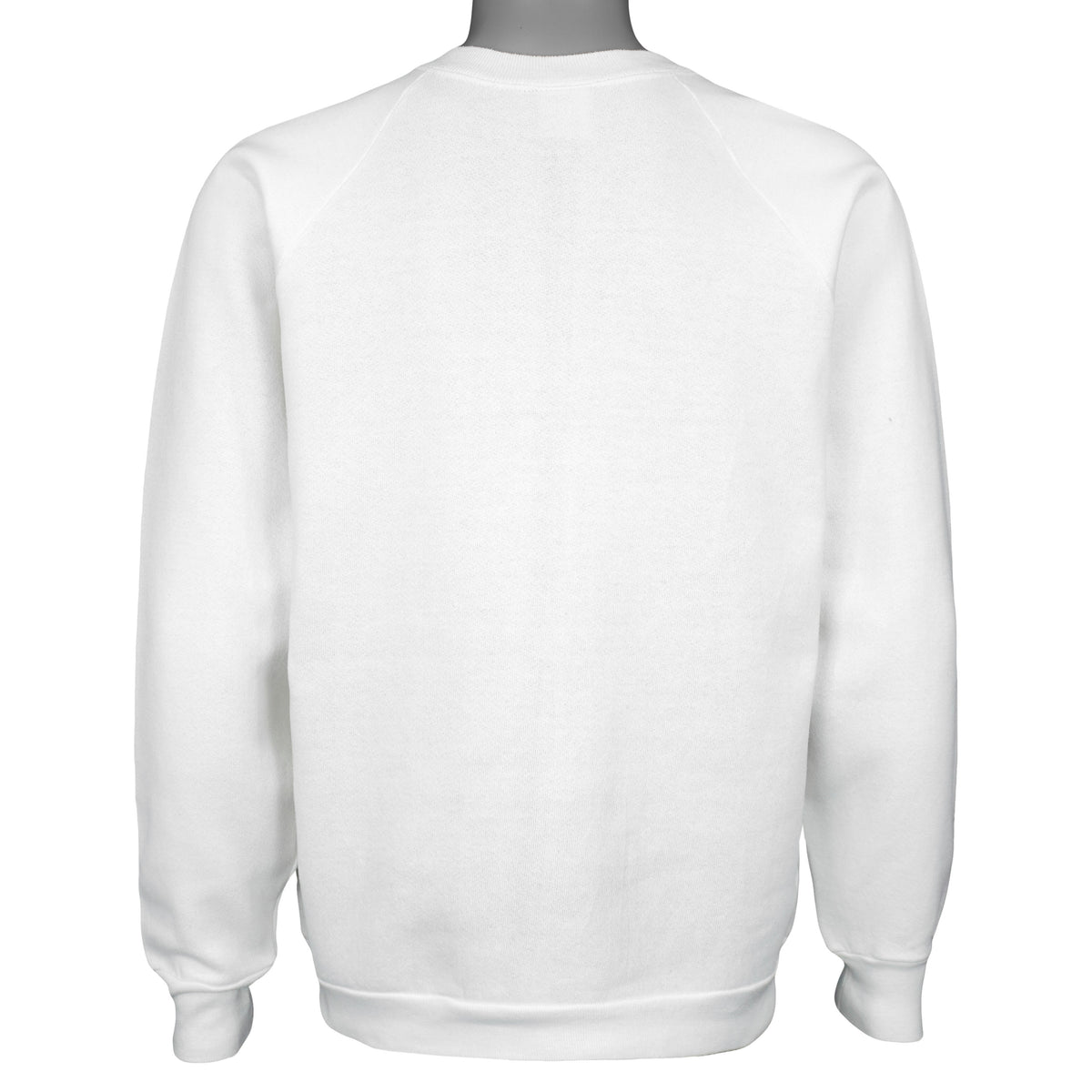 Full back view of the white Montreal Canadiens 1988 logo sweatshirt