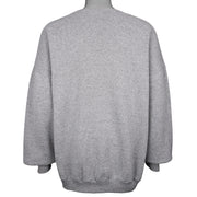 Plain gray back of the Jacksonville Jaguars sweatshirt with ribbed waistband