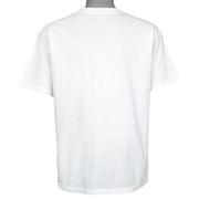 Full back view of the white New York 2000 Subway World Series T-shirt