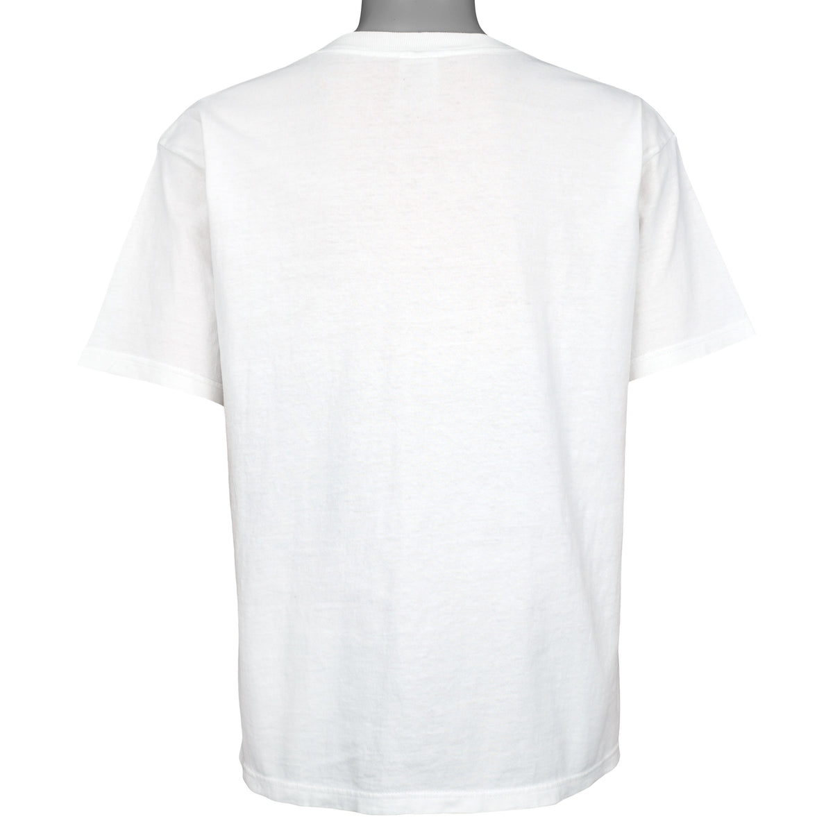 Full back view of the white New York 2000 Subway World Series T-shirt