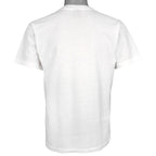 Full back view of the white Cleveland Browns Territory graphic T-shirt