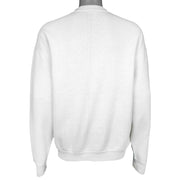 Full back view of the plain sweatshirt of the gray Tennessee Vols bear graphic sweatshirt