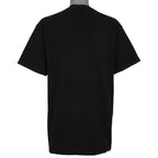 Back view of the black Tampa Bay Devil Rays Evil Rays short sleeve graphic T-shirt showing the rear construction