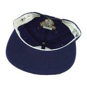 Interior view of the Predators cap with navy underbrim and white inner lining