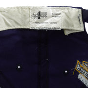 Cotton care label inside the navy Nashville Predators cap