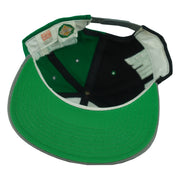 Interior view showing the green underbrim and paneled Eagles crown